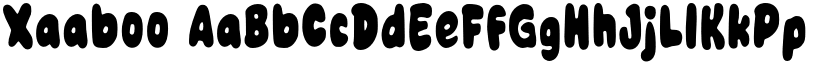 Xaaboo font