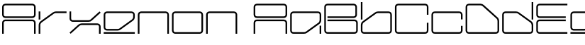 Arxenon font