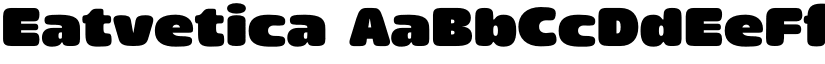 Eatvetica font