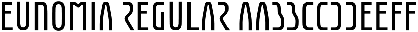 Eunomia Regular font