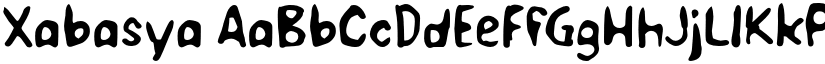 Xabasya font