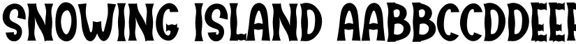 Snowing Island font