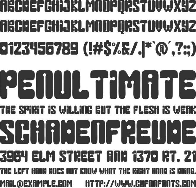 WR Analog Future font preview