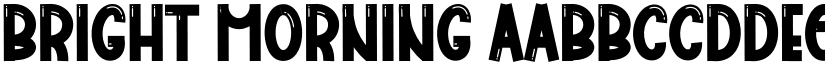 Bright Morning font