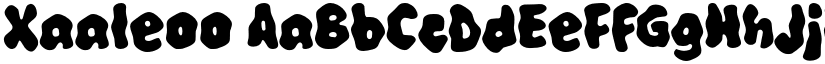 Xaaleoo font