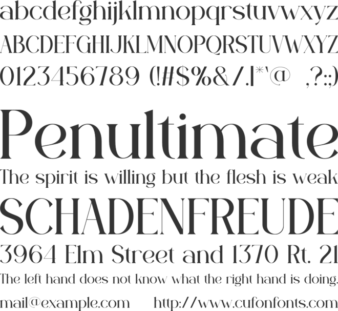 Puella font preview