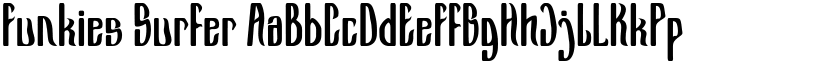 Funkies Surfer font