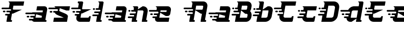 Fastlane font