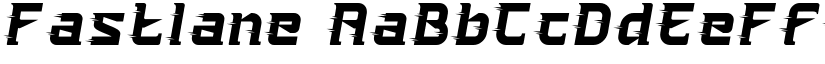 Fastlane font