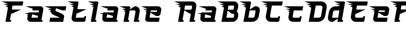 Fastlane font