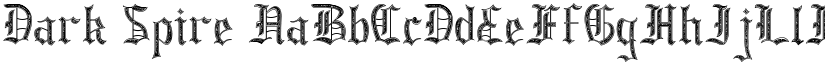 Dark Spire font