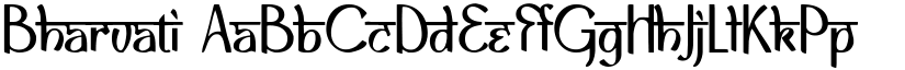 Bharvati font