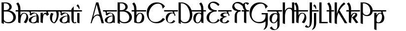 Bharvati font