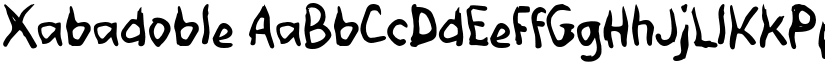 Xabadoble font