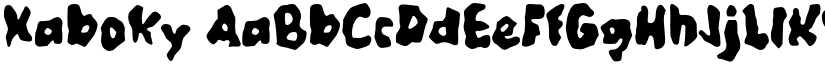 Xaboky font