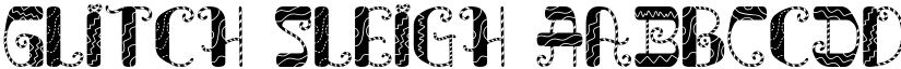 Glitch Sleigh font