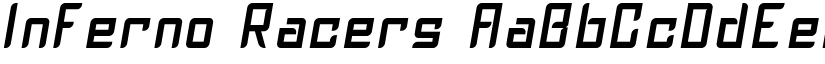 Inferno Racers font