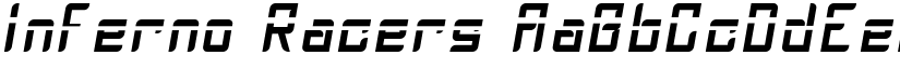 Inferno Racers font
