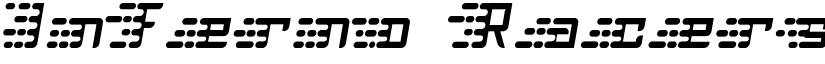 Inferno Racers font