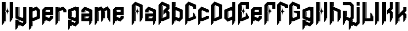 Hypergame font