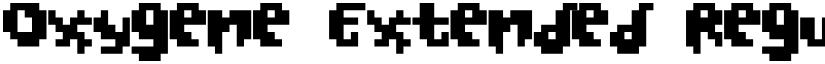 Oxygene Extended font download