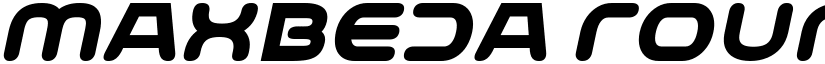 Maxbeda Round Italic font