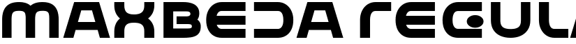 Maxbeda Regular font
