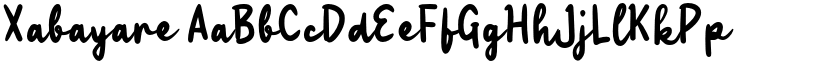 Xabayare font