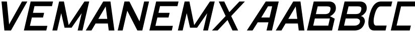 VemanemX font