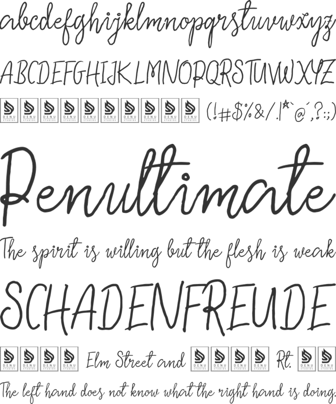 Slushy Nostalgic font preview