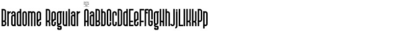 Bradome font download