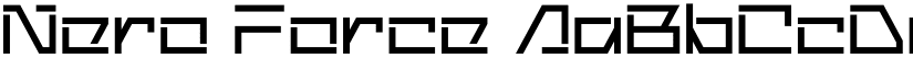 Nero Force font