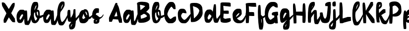 Xabalyos font