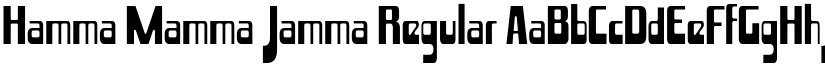 Hamma Mamma Jamma font download