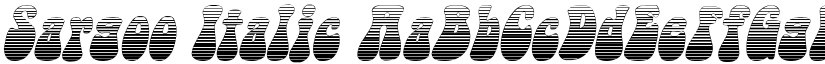 Sargoo Italic font