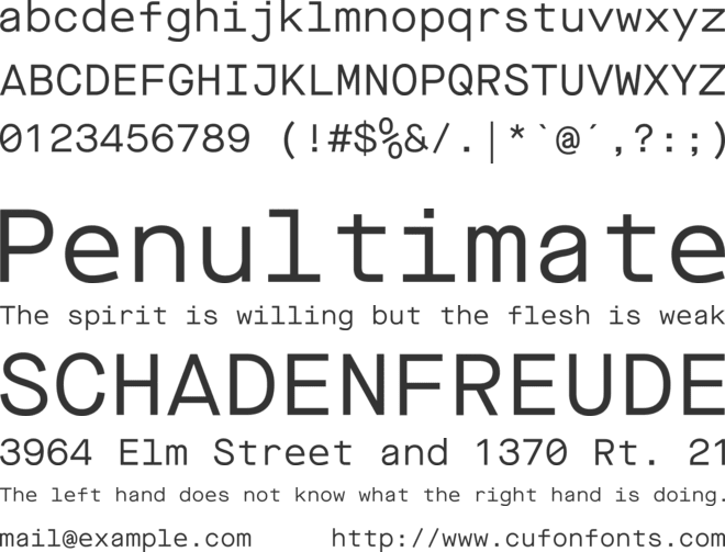 YamahaIndonesia935 Mono font preview