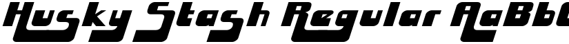 Husky Stash font download