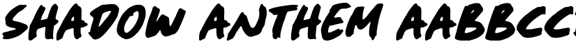 Shadow Anthem font download