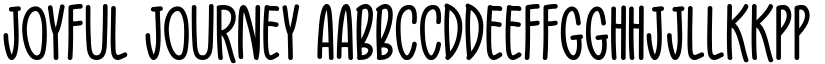 Joyful Journey font