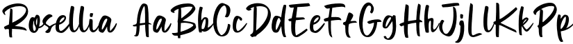Rosellia font