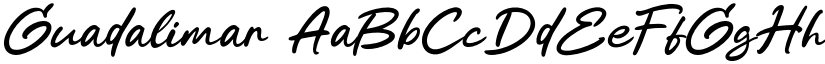 Guadalimar font