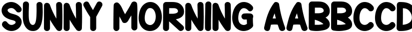 Sunny Morning font