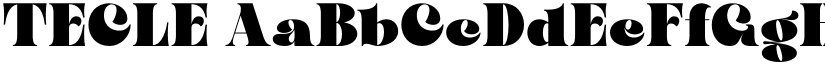 TECLE font