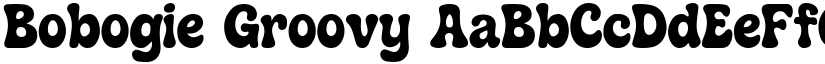 Bobogie Groovy font