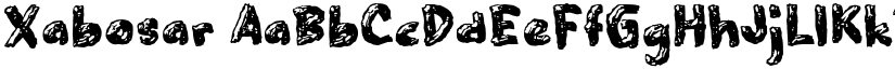 Xabosar font