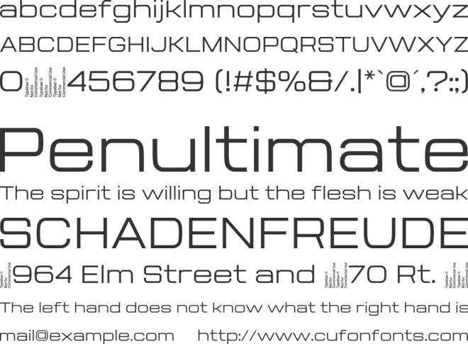 Aerodome font preview