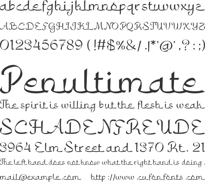 Bahlull font preview