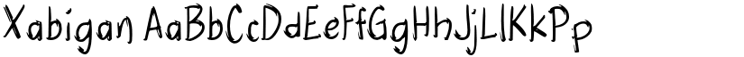 Xabigan font