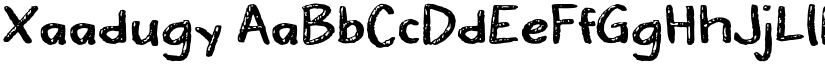 Xaadugy font