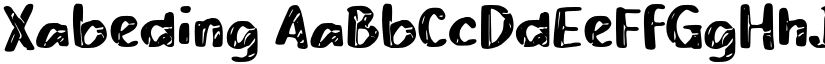 Xabeding font